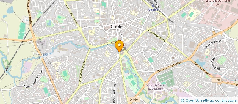 localisation de l'entreprise LAM à CHOLET
