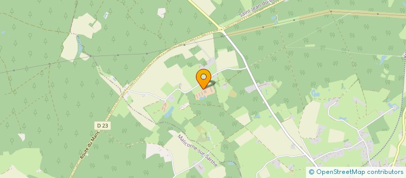 localisation de l'entreprise LAM  COURCELLES-LA-FORET