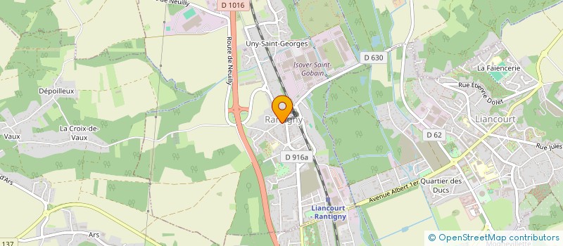 localisation de l'entreprise LAM  RANTIGNY