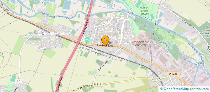 localisation de l'entreprise LAM  AMIENS