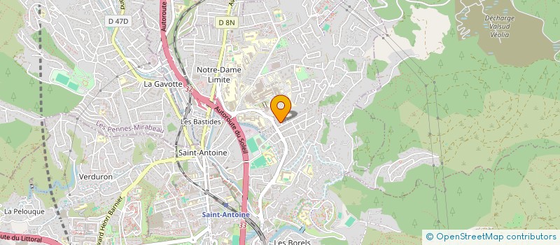 localisation de l'entreprise LAM à MARSEILLE