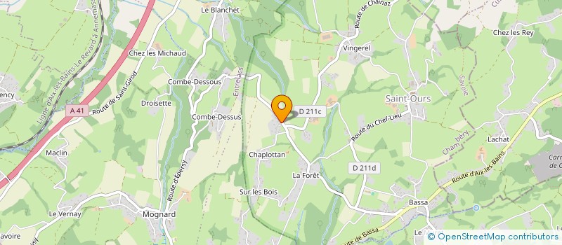 localisation de l'entreprise LAM'ALTITUDE  SAINT-OURS