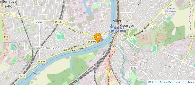 localisation de l'entreprise LAM AUTO à VILLENEUVE-LE-ROI