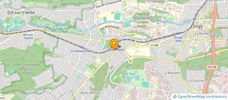 localisation de l'entreprise LAM CLINIQUE DES ULIS à BURES-SUR-YVETTE