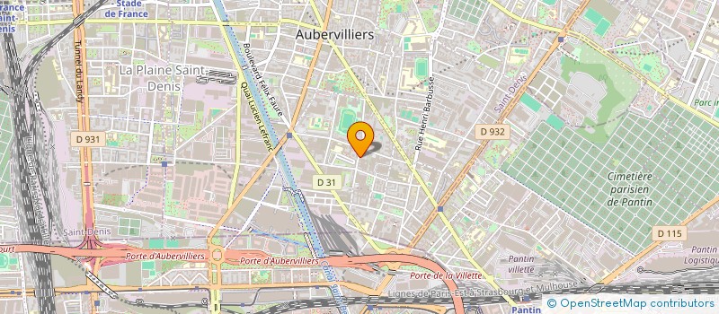 localisation de l'entreprise LAM CREATION  AUBERVILLIERS