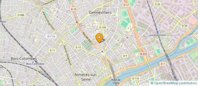 localisation de l'entreprise LAM DES COMPETENCES  ASNIERES-SUR-SEINE