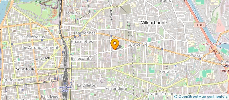 localisation de l'entreprise LAM FINANCE SA  VILLEURBANNE