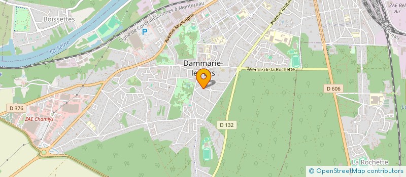 localisation de l'entreprise LAM IMMO à DAMMARIE-LES-LYS
