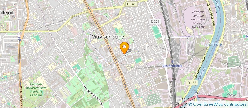 localisation de l'entreprise LAM IMMO  VITRY-SUR-SEINE