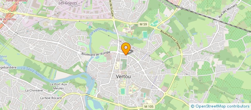 localisation de l'entreprise LAM INVEST  VERTOU