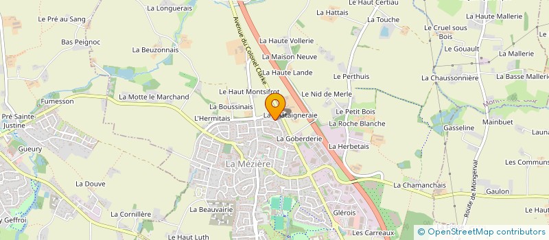 localisation de l'entreprise LAM LESAUX IMMO  LA MEZIERE