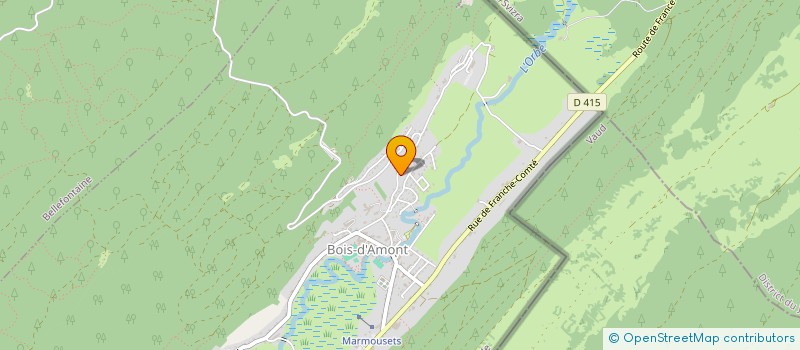 localisation de l'entreprise LAM LOCATION BDA1  BOIS-D'AMONT