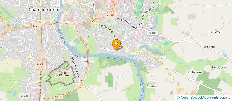 localisation de l'entreprise LAM&M'SS  CHATEAU-GONTIER-SUR-MAYENNE