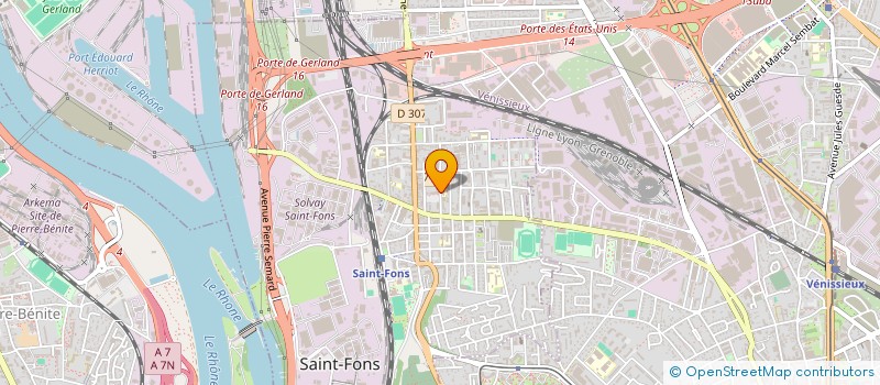 localisation de l'entreprise LAM'S LOCATION à SAINT-FONS