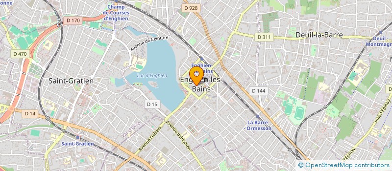 localisation de l'entreprise LAM'S MARIAGE à ENGHIEN-LES-BAINS