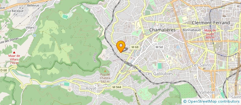 localisation de l'entreprise LAM &SARAN  CHAMALIERES