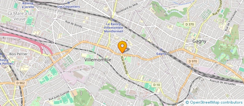 localisation de l'entreprise LAM SCI à VILLEMOMBLE