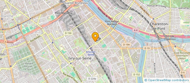 localisation de l'entreprise LAM'SERVICES à IVRY-SUR-SEINE