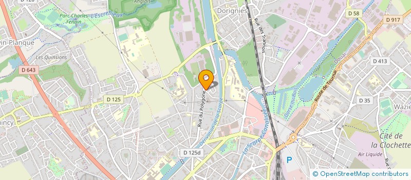 localisation de l'entreprise LAM SERVICES  DOUAI