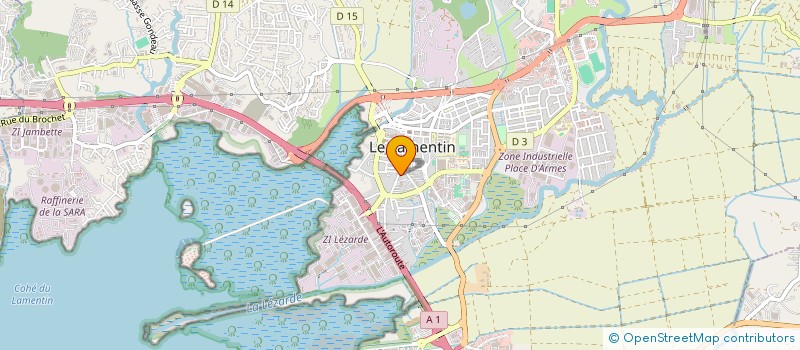 localisation de l'entreprise LAM SERVICES  LE LAMENTIN