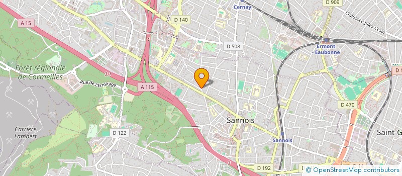 localisation de l'entreprise LAM3  SANNOIS