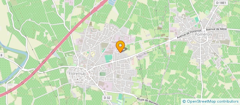 localisation de l'entreprise LAMA  FLORENSAC