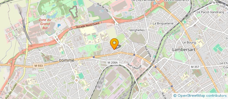 localisation de l'entreprise LAMA  LILLE