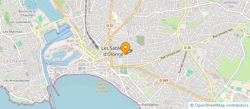 localisation de l'entreprise LAMA à LES SABLES D'OLONNE