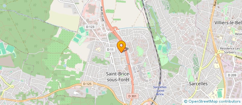 localisation de l'entreprise LAMA à SAINT-BRICE-SOUS-FORET