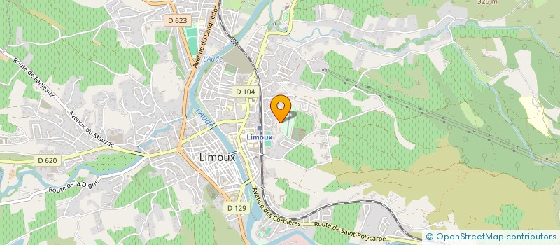 localisation de l'entreprise LAMA à LIMOUX