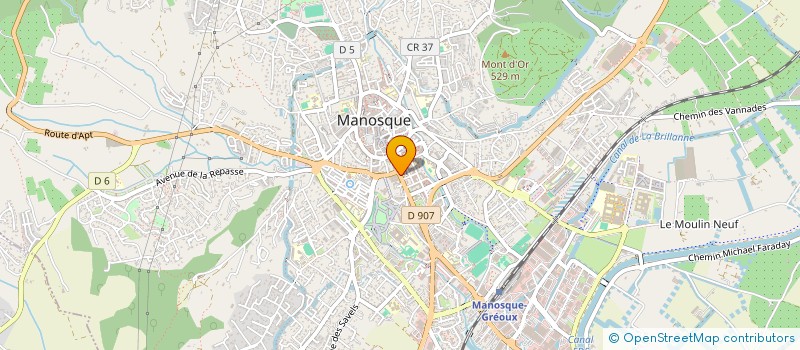 localisation de l'entreprise LAMA à MANOSQUE