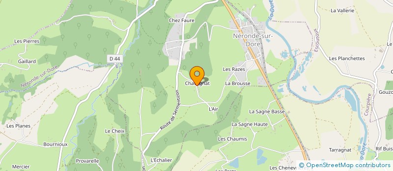 localisation de l'entreprise LAMA  SAINTE-AGATHE