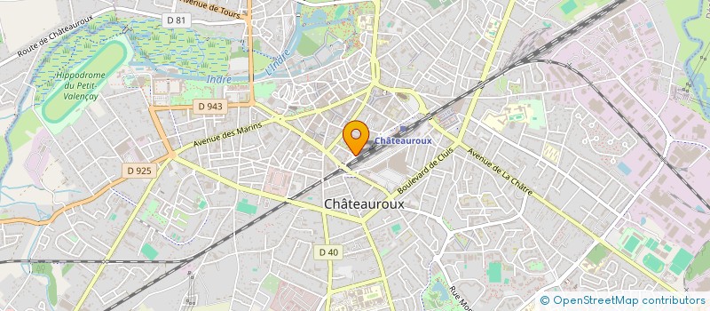 localisation de l'entreprise LAMA à CHATEAUROUX