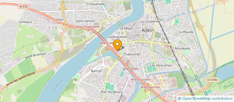 localisation de l'entreprise LAMA à ARLES