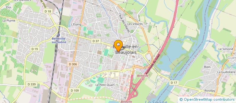 localisation de l'entreprise LAMA  BELLEVILLE-EN-BEAUJOLAIS
