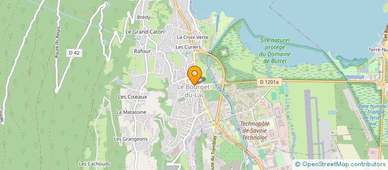 localisation de l'entreprise LAMA  LE BOURGET-DU-LAC