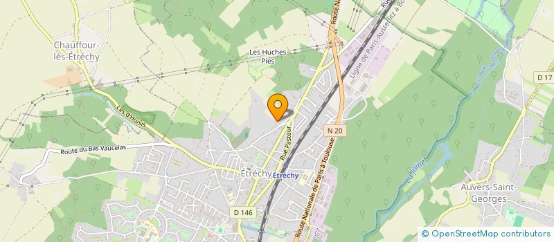 localisation de l'entreprise LAMA & CO  ETRECHY