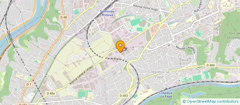 localisation de l'entreprise LAMA FRANCE à RILLIEUX-LA-PAPE