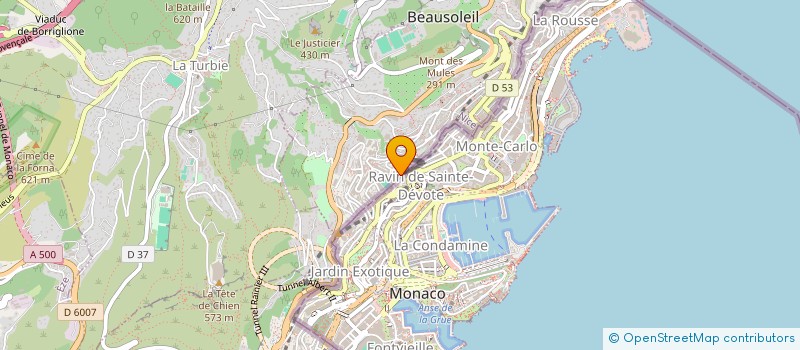 localisation de l'entreprise LAMA INVEST  BEAUSOLEIL