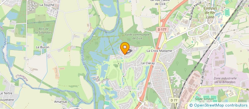 localisation de l'entreprise LAMA LOISIRS  BRUZ