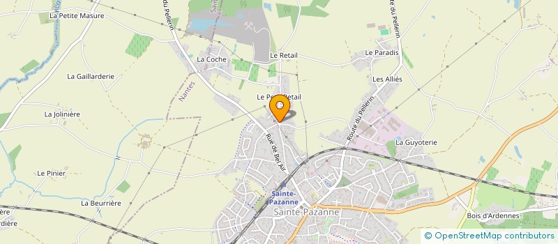 localisation de l'entreprise LAMA ROUSSEAU  SAINTE-PAZANNE