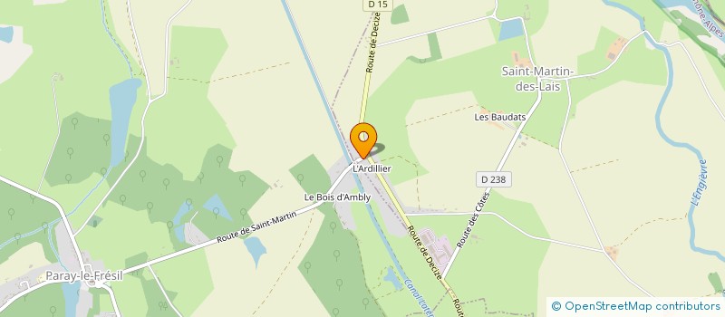 localisation de l'entreprise LAMAAU  SAINT-MARTIN-DES-LAIS