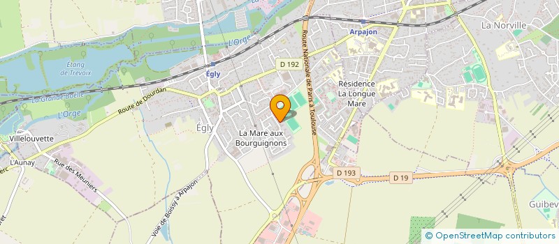 localisation de l'entreprise LAMABE  EGLY