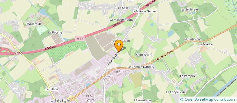 localisation de l'entreprise LAMAC  CARQUEFOU