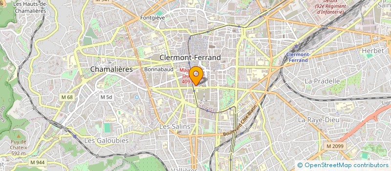 localisation de l'entreprise LAMACA  CLERMONT-FERRAND