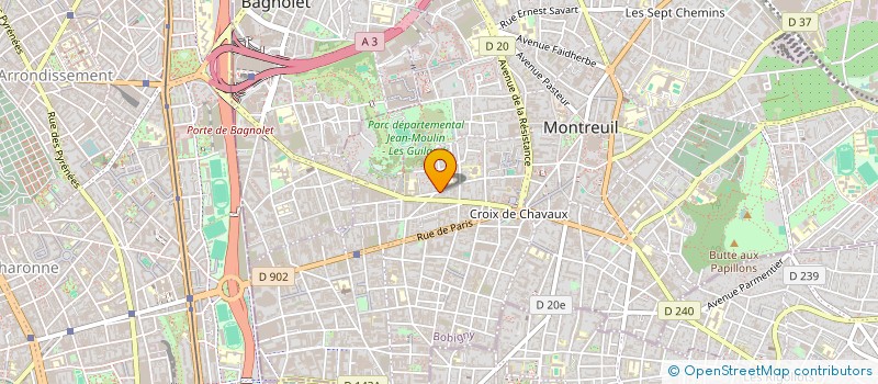 localisation de l'entreprise LAMACO à MONTREUIL