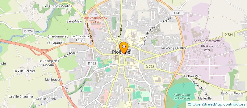 localisation de l'entreprise LAMAEDRA  PLOERMEL