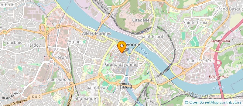 localisation de l'entreprise LAMAGA  BAYONNE