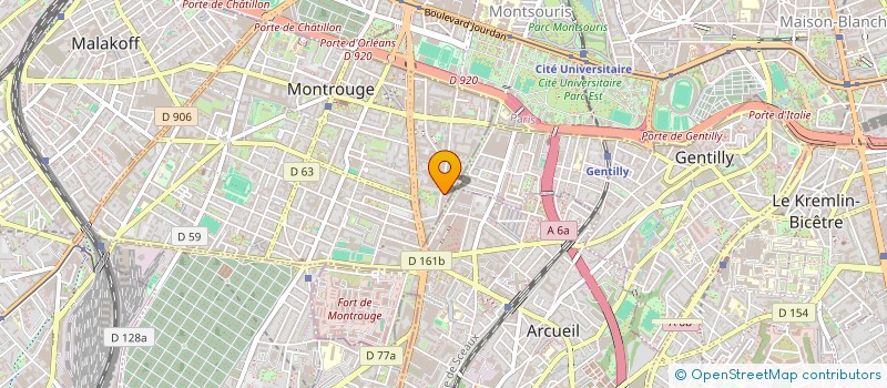 localisation de l'entreprise LAMAGAT à MONTROUGE