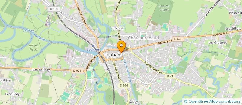 localisation de l'entreprise LAMAGI à LOUHANS